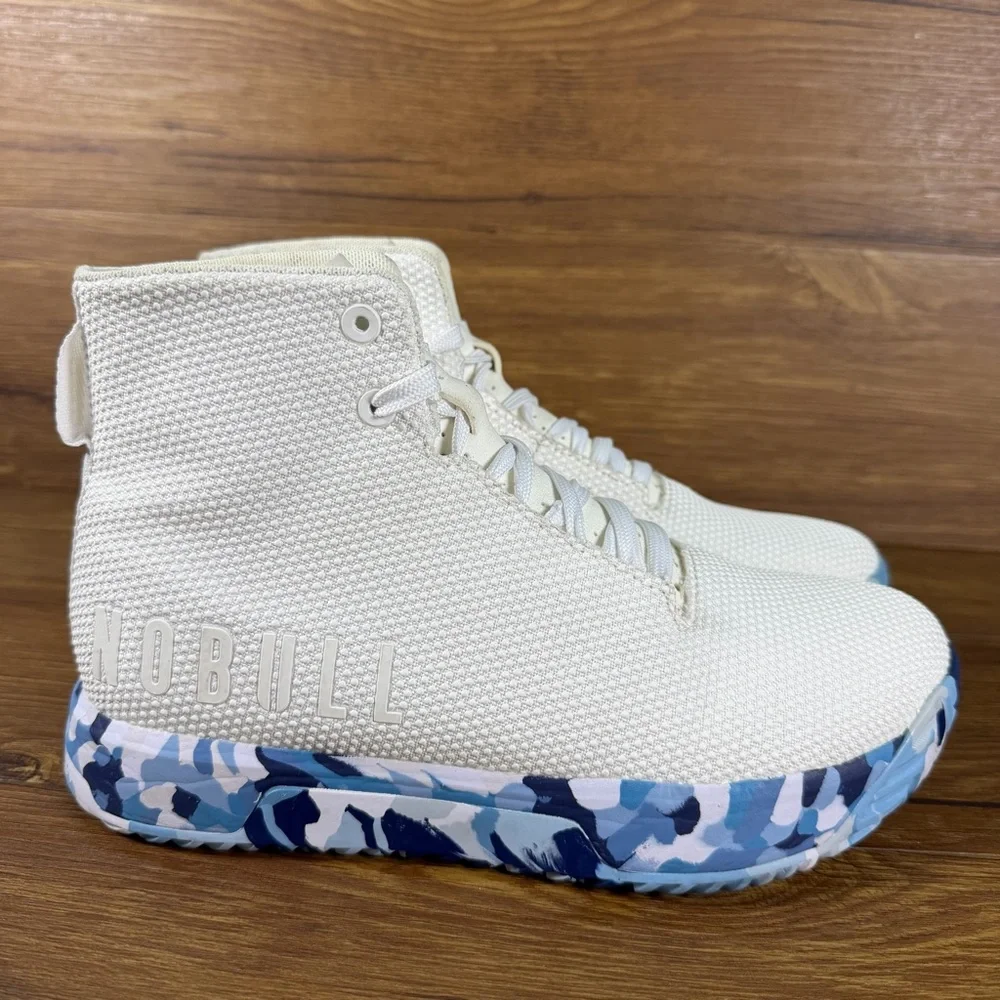 NOBULL Wild High‎ Top Shoes Training Sneakers White Women’s Size 7.5
